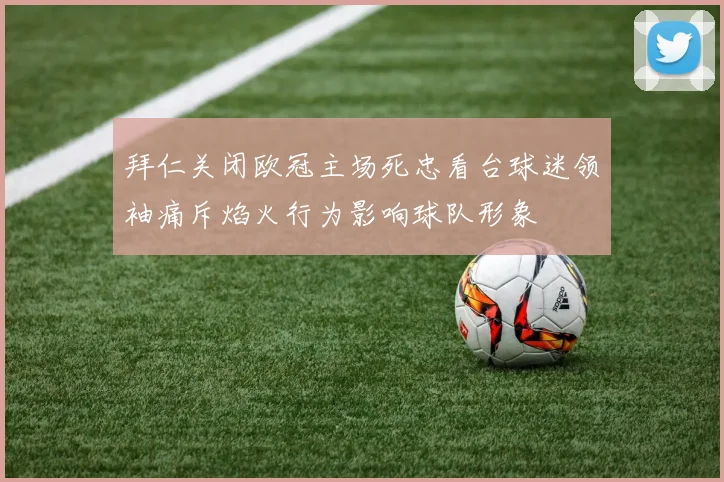 拜仁关闭欧冠主场死忠看台球迷领袖痛斥焰火行为影响球队形象